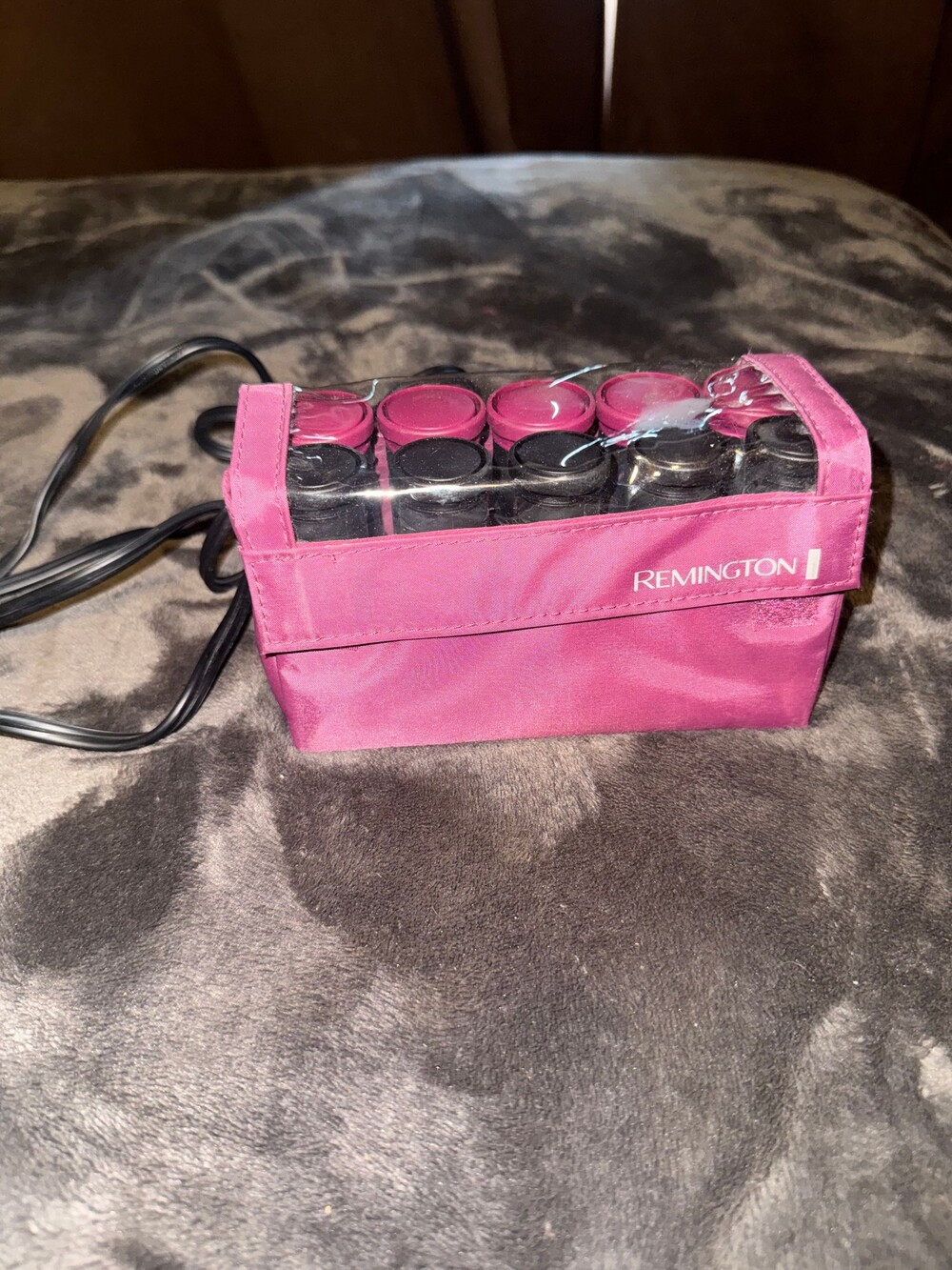 Remington 10 Count Electric Heated Rollers Pink Hair Curlers Set